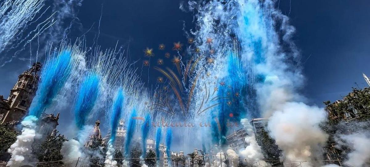 Figuración de los efectos de color de la mascletà
