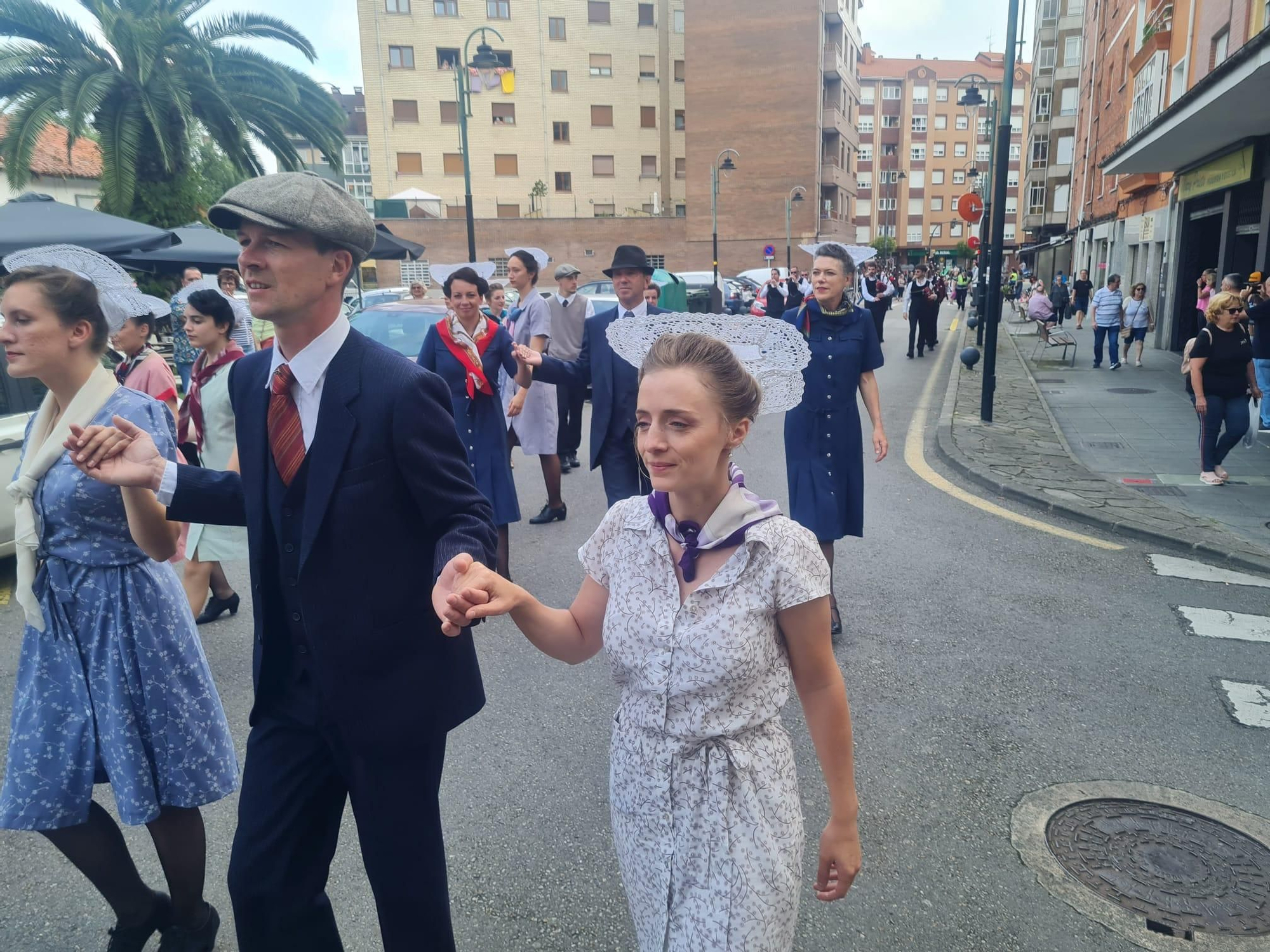 En imágenes: el intercéltico "viaja" a Avilés
