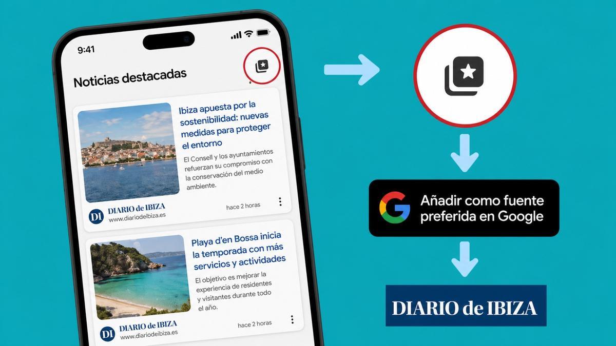 Añadir como fuente preferida en Google a Diario de Ibiza.