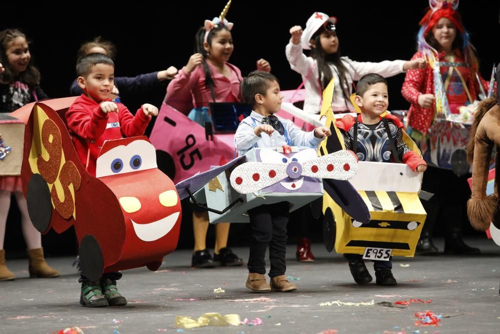 Desfile infantil en el Carnaval de Gijón