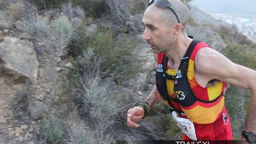 Santiago Mezquita, en un momento de la carrera del Mundial.