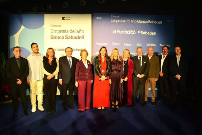 En imágenes | EL PERIÓDICO DE ARAGÓN entrega los premios Empresa del Año Banco Sabadell en la Torre del Agua