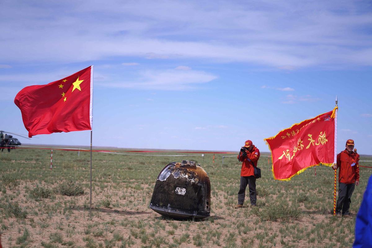 La sonda Chang’e 6 regresa a la Tierra con muestras de la Luna