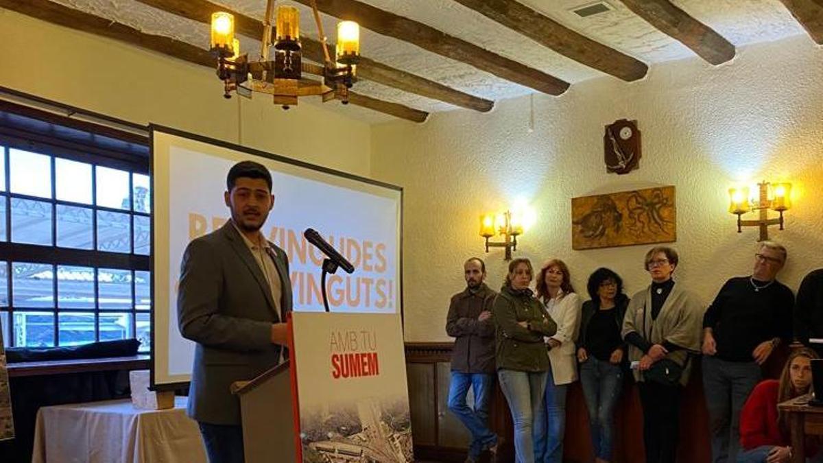 La presentació de Gael Rodríguez a Portbou.