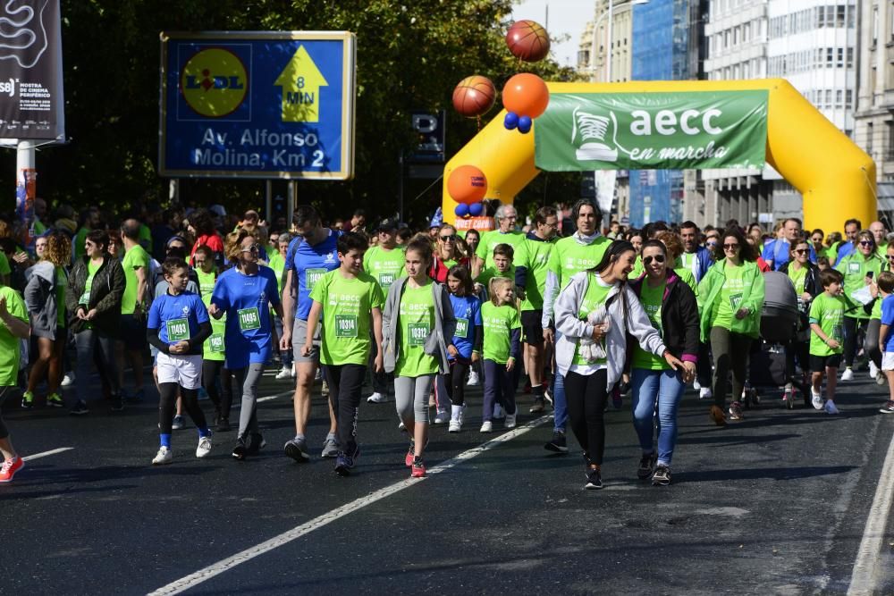 Carrera y caminata contra el cáncer en A Coruña