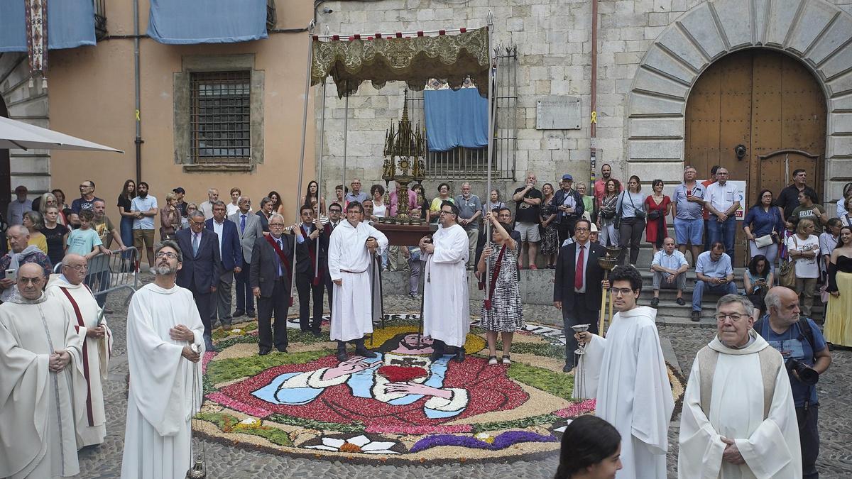 La celebració de Corpus a Girona, l'any passat.