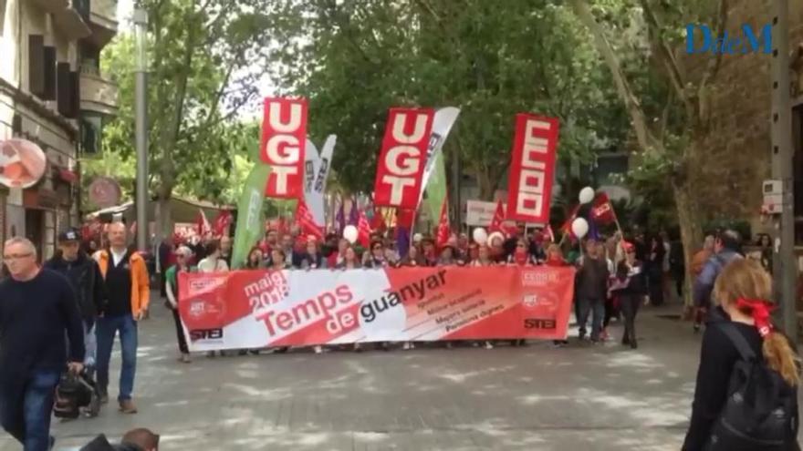 Manifestación en Palma por el Día del trabajador