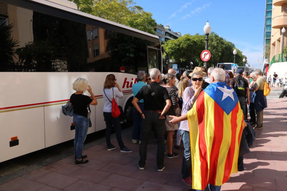 Manifestació a Barcelona per l'alliberament dels Jordis