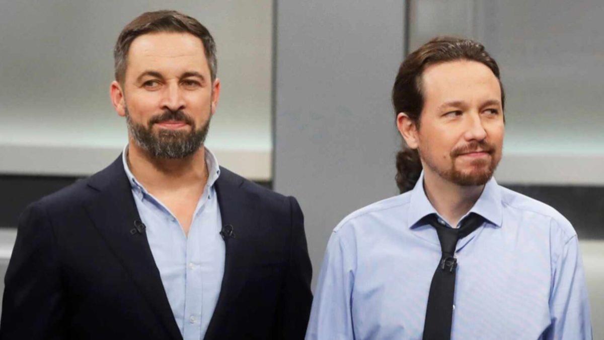 Guerra de tuits entre Abascal y Pablo Iglesias que enciende las redes
