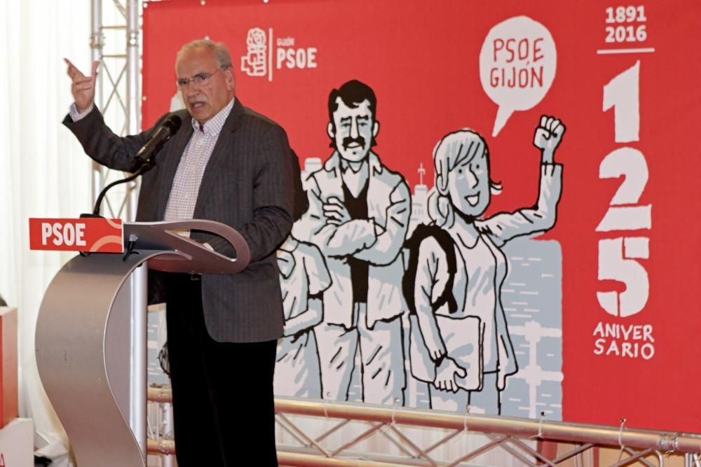 Conmemoración del 125.º aniversario de la fundación de la Agrupación Socialista de Gijón