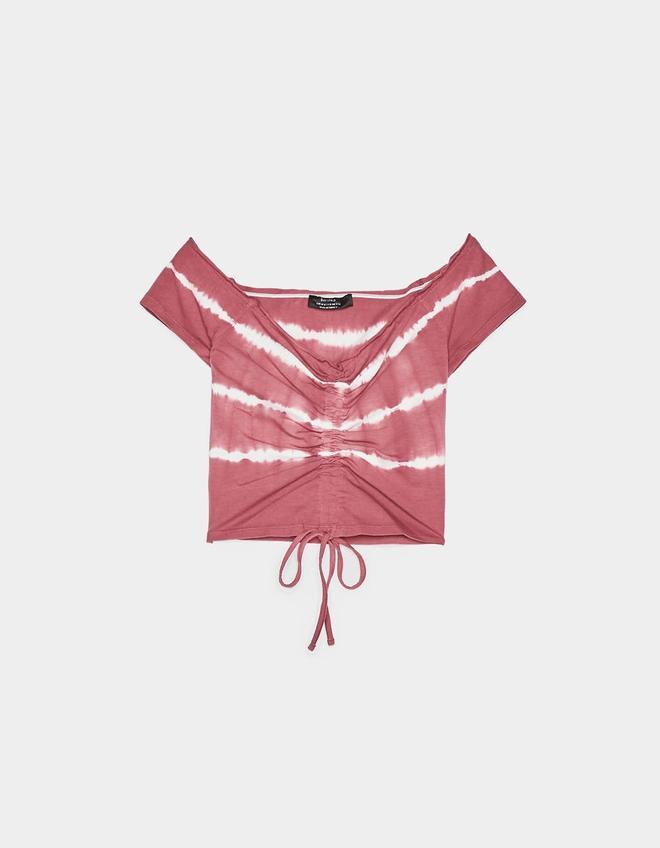 Camiseta tie-dye de Bershka