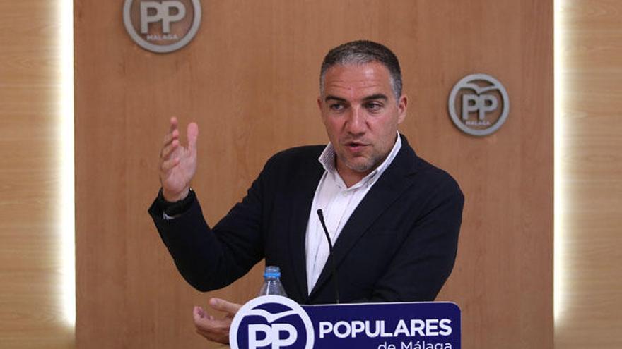 El presidente del PP y de la Diputación de Málaga, Elías Bendodo.