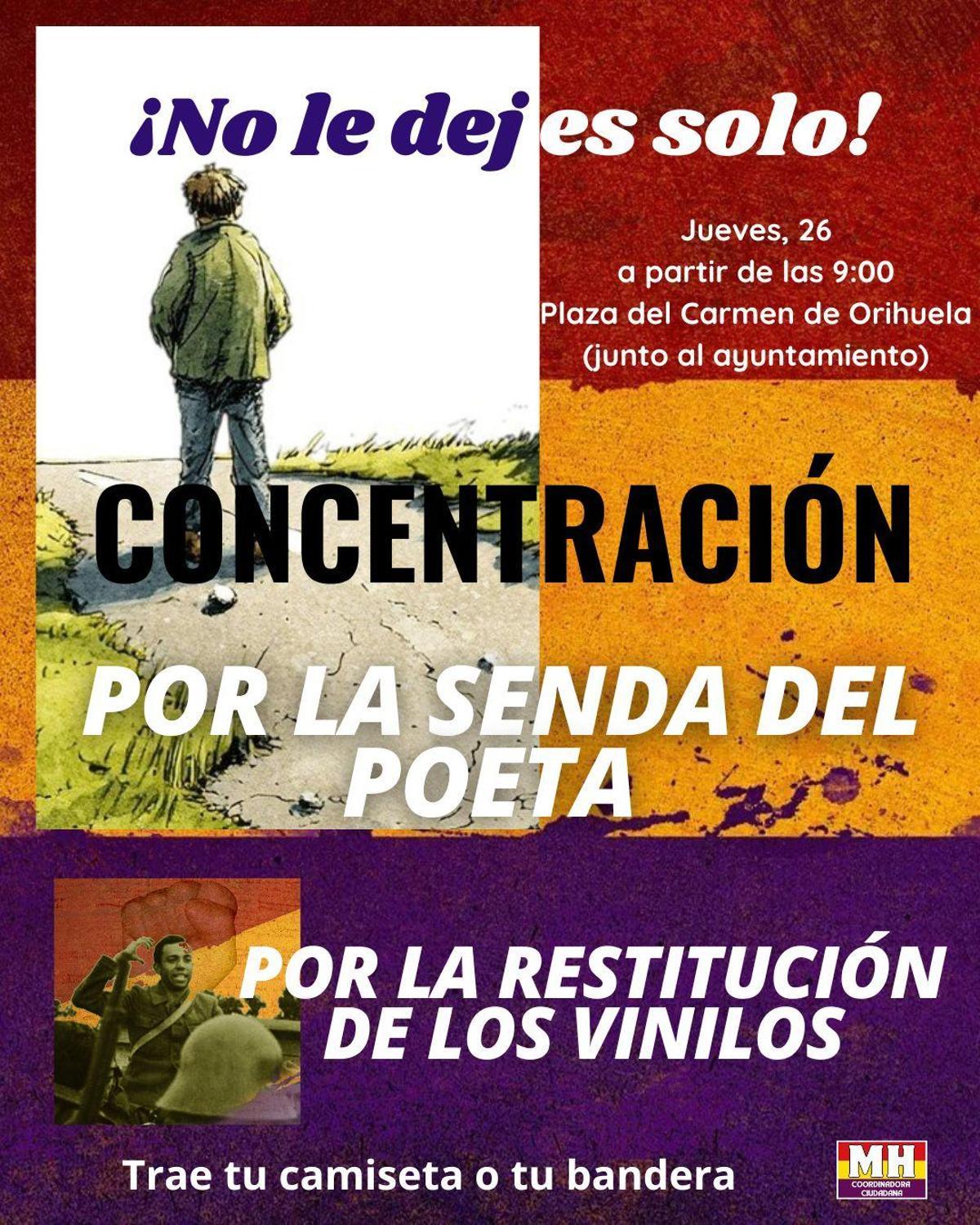 Cartel de la concentración