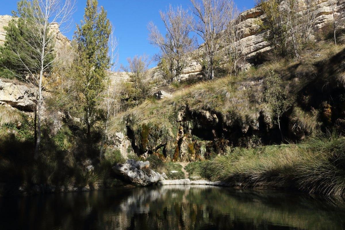 Aguallueve en Anento, Aragon, Zaragoza