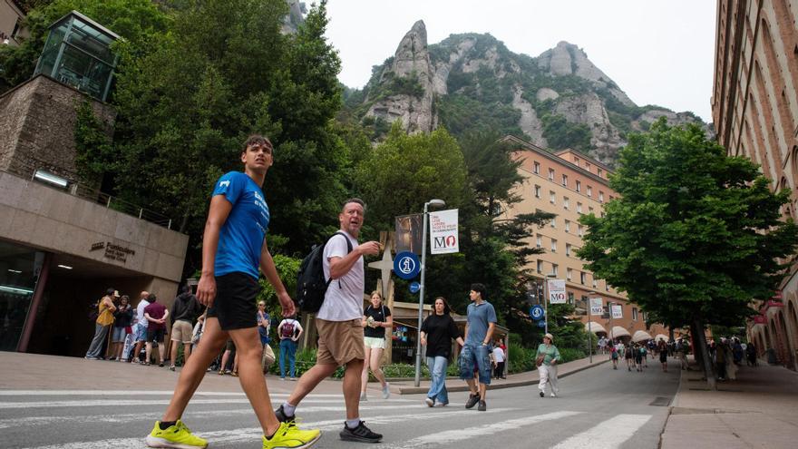 Visitants a Montserrat aquest estiu
