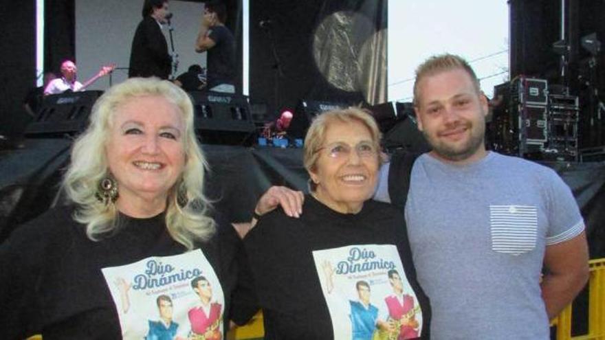 Ana Mari Carrión, Carmen Pertegás y Jorge Domínguez.