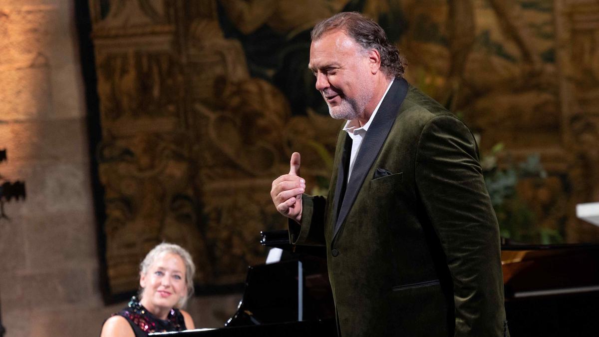 Les imatges de Bryn Terfel al Festival de Peralada