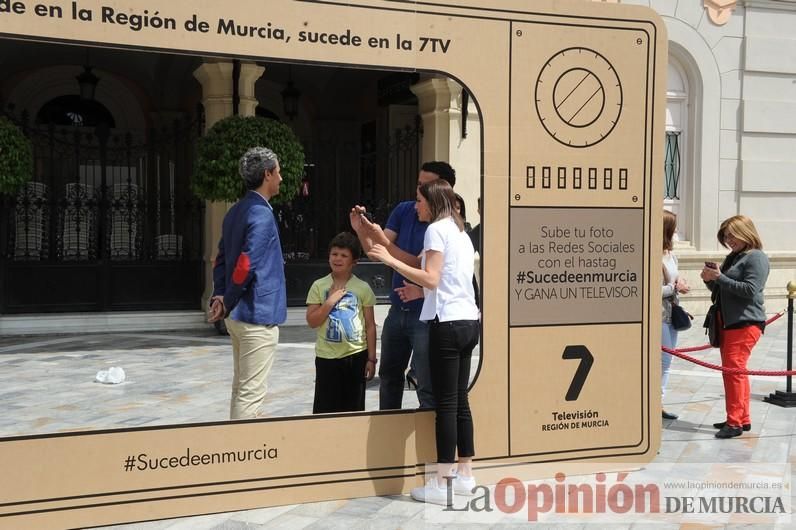 Ambiente sardinero en las calles de Murcia