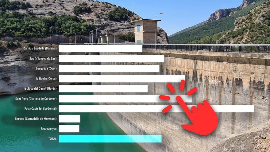 El pantà de Darnius-Boadella al 21% de la seva capacitat