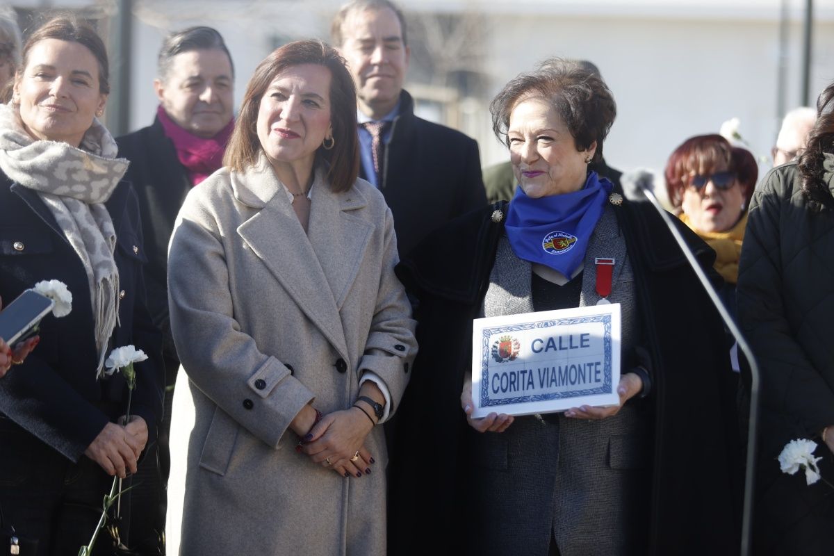 Corita Viamonte ya tiene una calle con su nombre