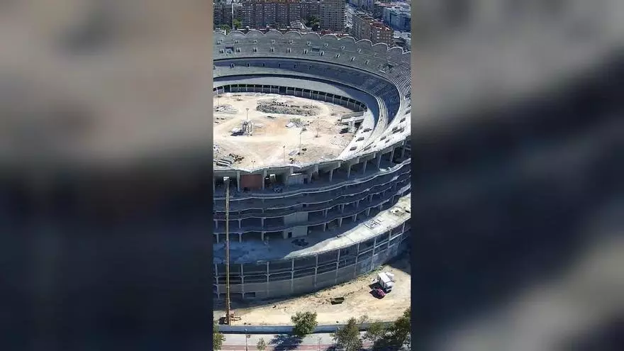 Así ha cambiado el Nou Mestalla