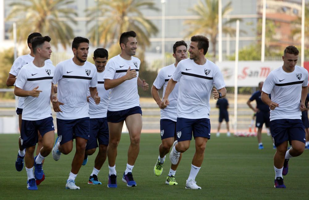 Primer entrenamiento del Málaga CF 2016/17