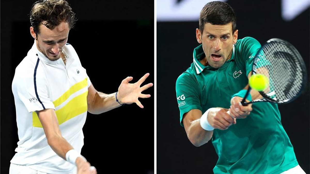 Medvedev y Djokovic juegan la final en Melbourne hoy