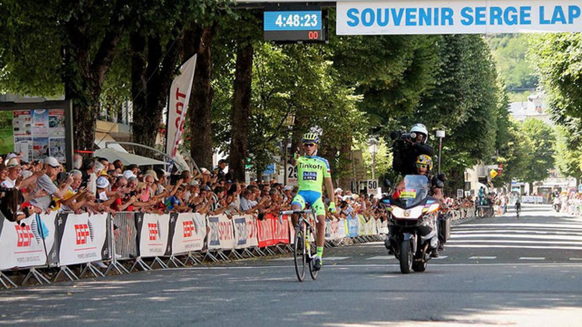 Alberto Contador gana en solitario la tercera etapa de la Ruta del Sur, con meta en Bagnères-de-Luchon.