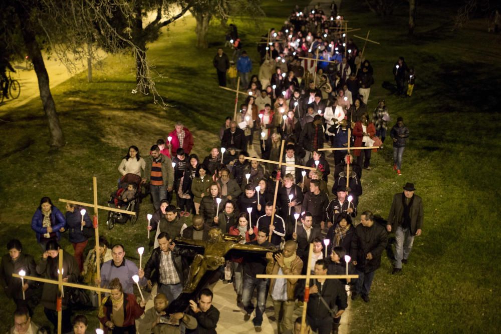 Vía Crucis por el Jardín del Turia