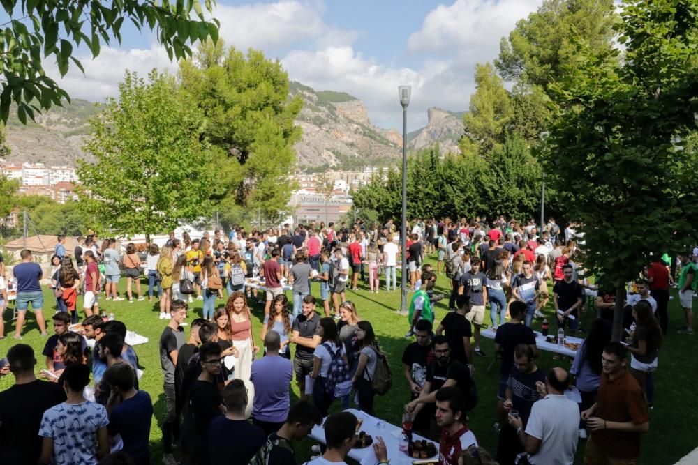 Acto de acogida en el Campus de Alcoy