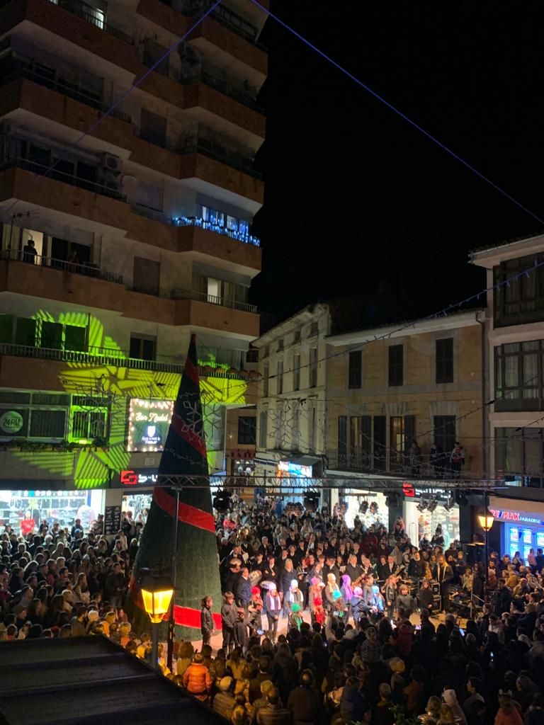 Fotos | El encendido de luces de Navidad de Manacor, en Imágenes