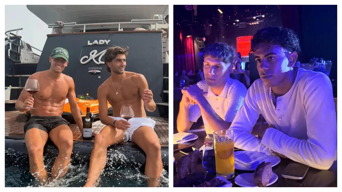 los campeones del mundo disfrutan de sus vacaciones