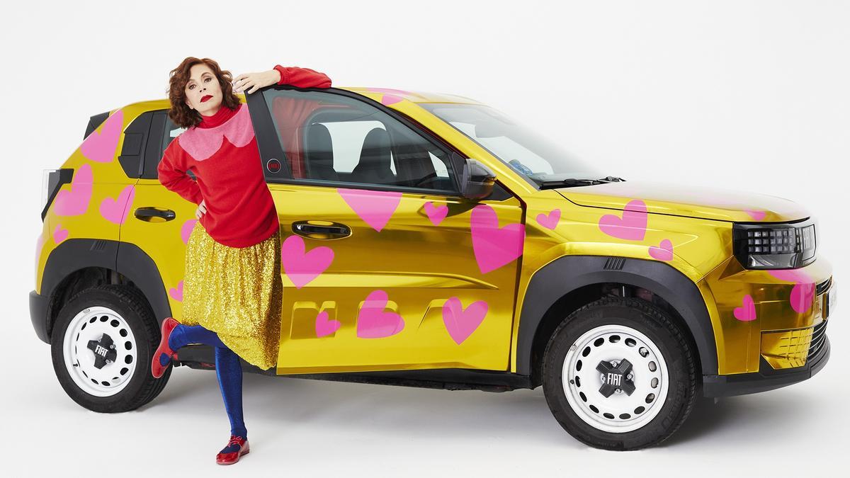 Fiat Grande Panda diseñado por Agatha Ruiz de la Prada