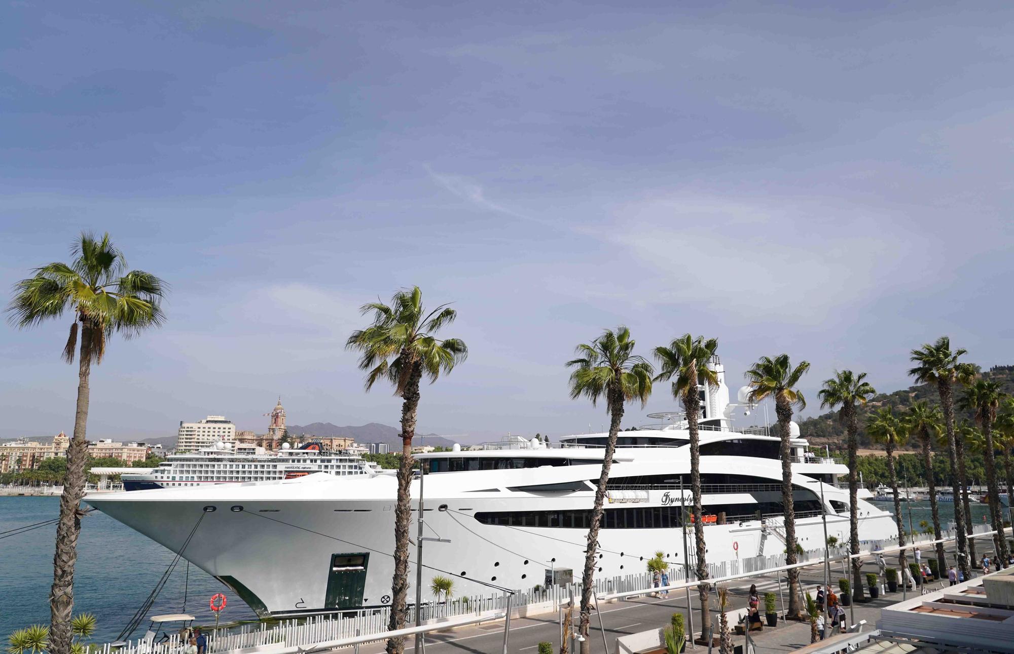 Las embarcaciones en el Puerto de Málaga