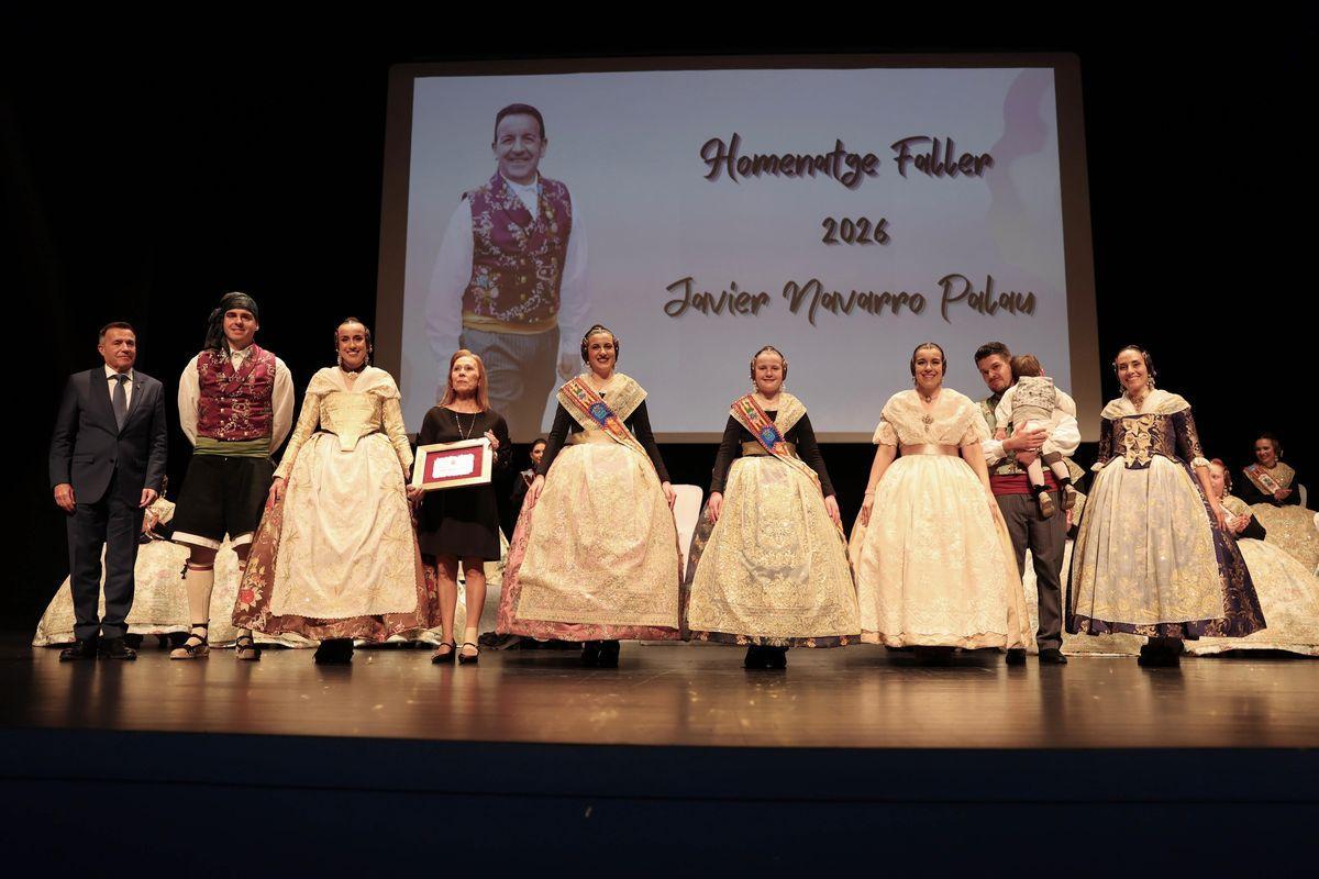 El homenaje a Javier Navarro ha sido muy emotivo.