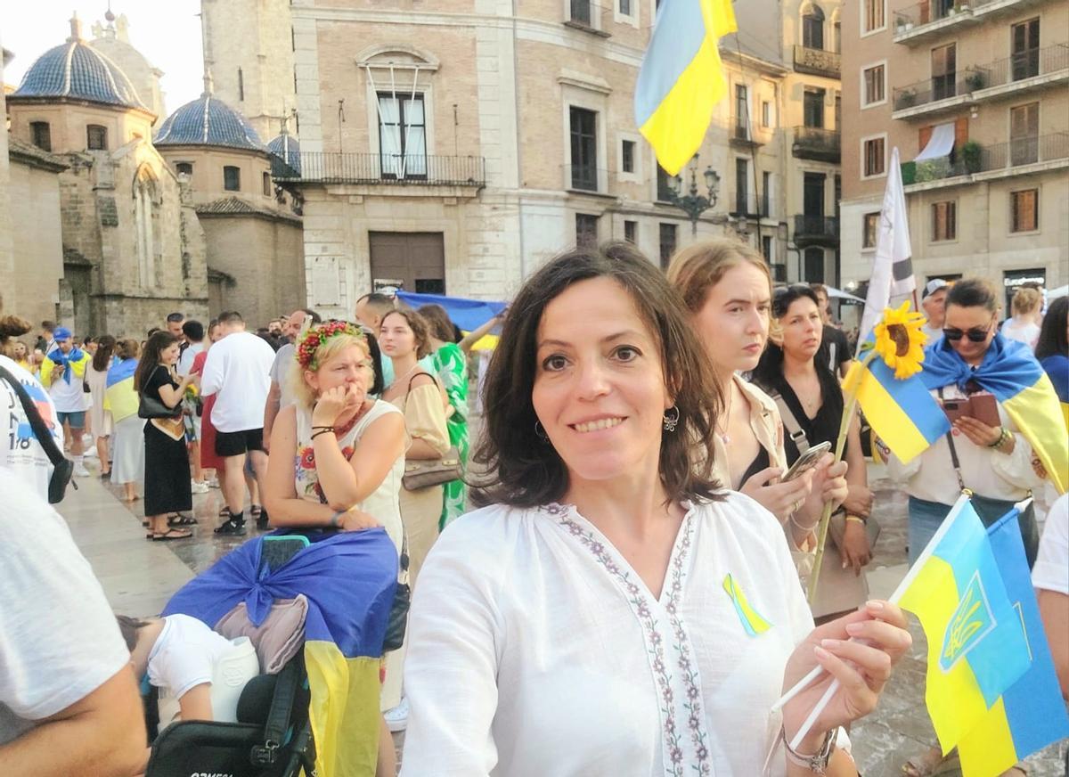 Natalia Lytvyn. Ucraniana refugiada en España