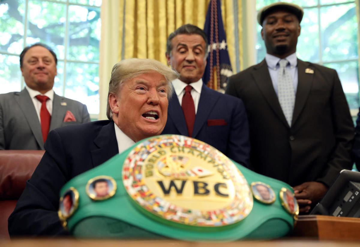 ¿Qué hacen juntos Donald Trump y Sylvester Stallone?