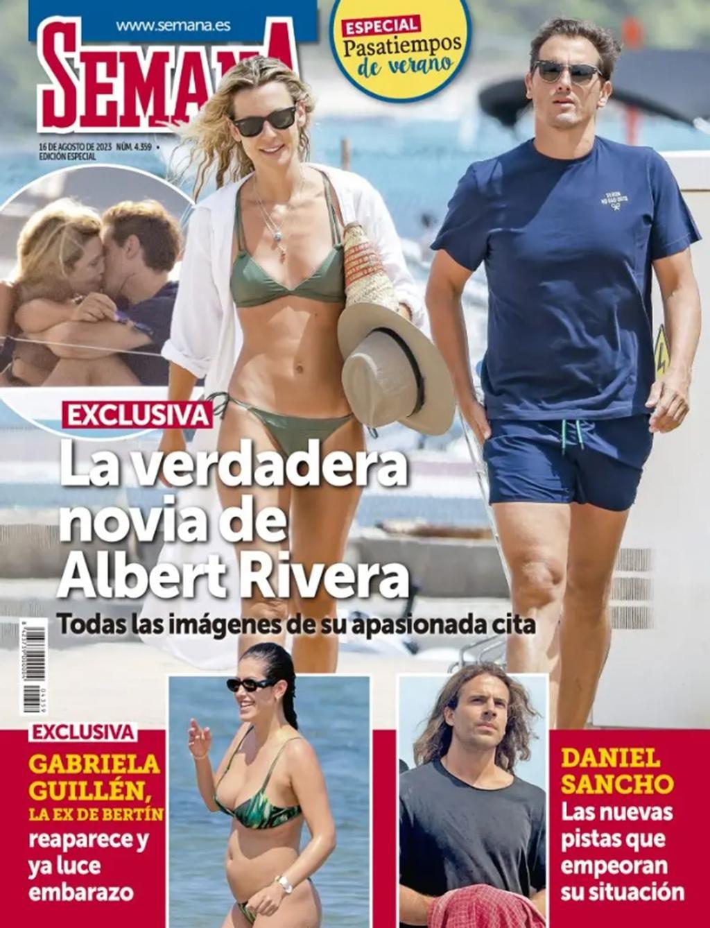 Noticias del corazón: las portadas de hoy de las revistas traen a Albert Rivera y su novia.