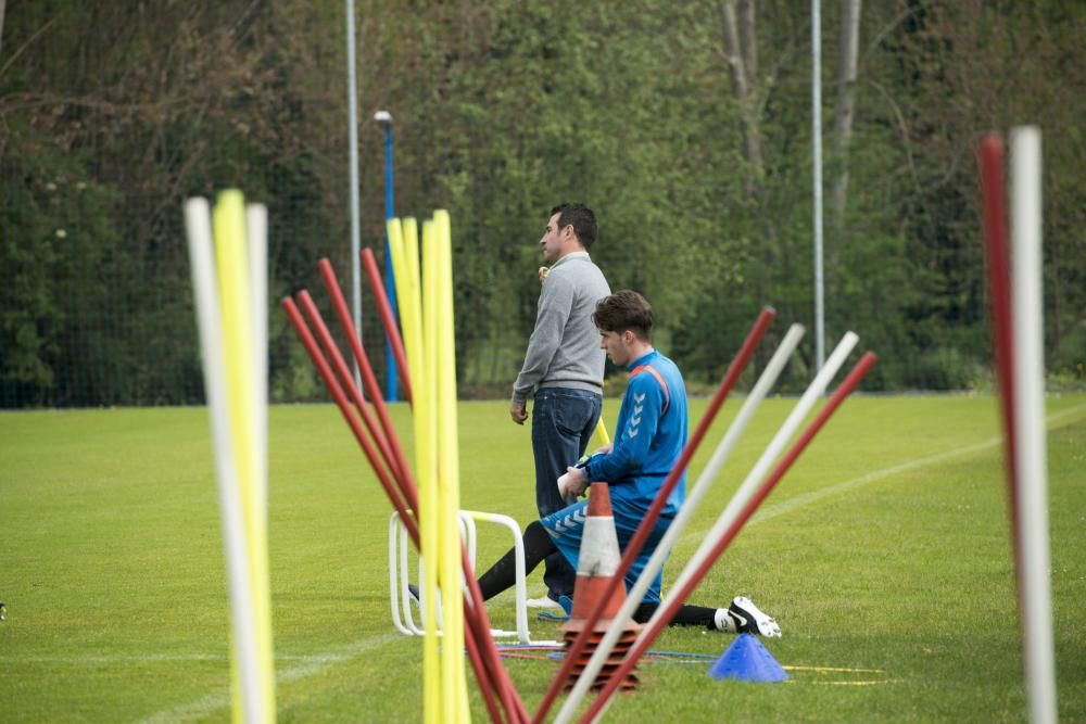 Entrenamiento del Real Oviedo