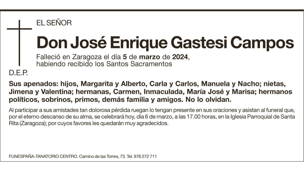 José Enrique Gastesi Campos