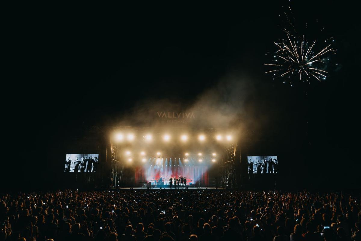 Les imatges del concert de la Oreja de Van Gogh a la Vall d'en Bas