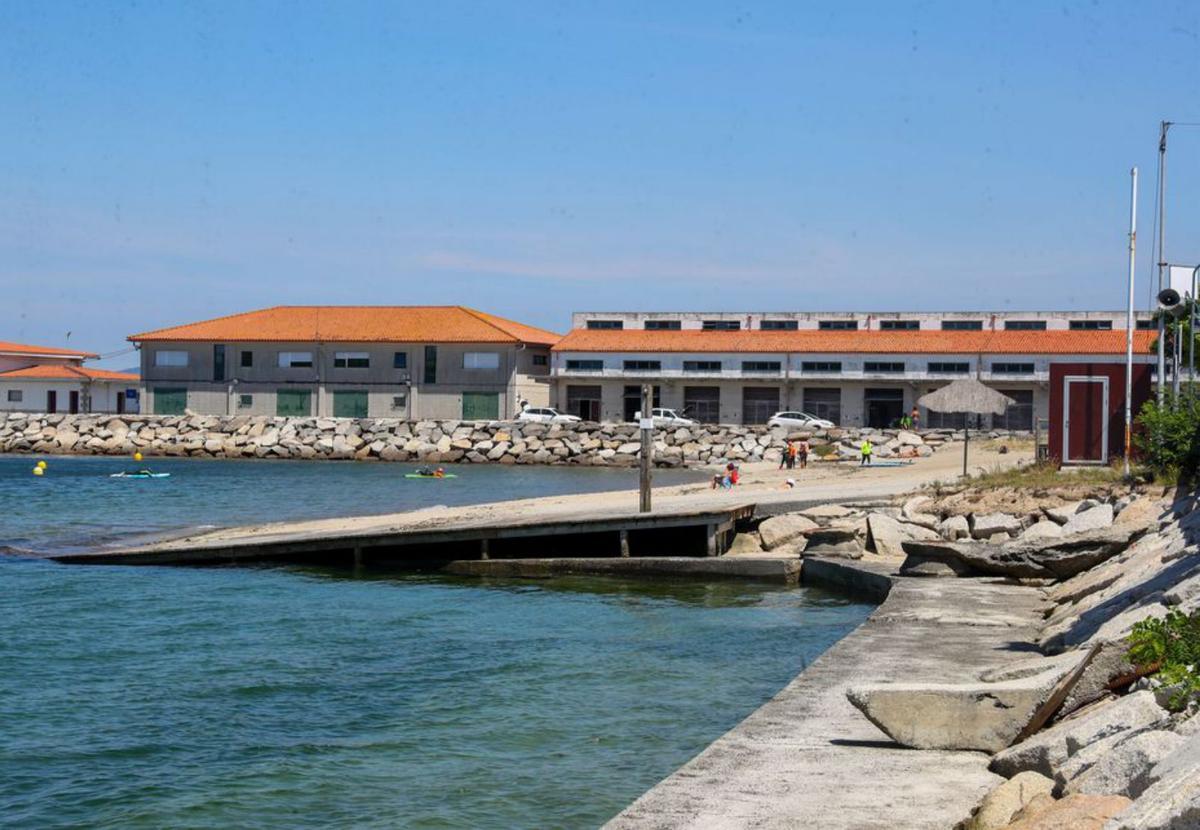 Playa de O Preguntoiro, en Vilaxoán. | Iñaki Abella