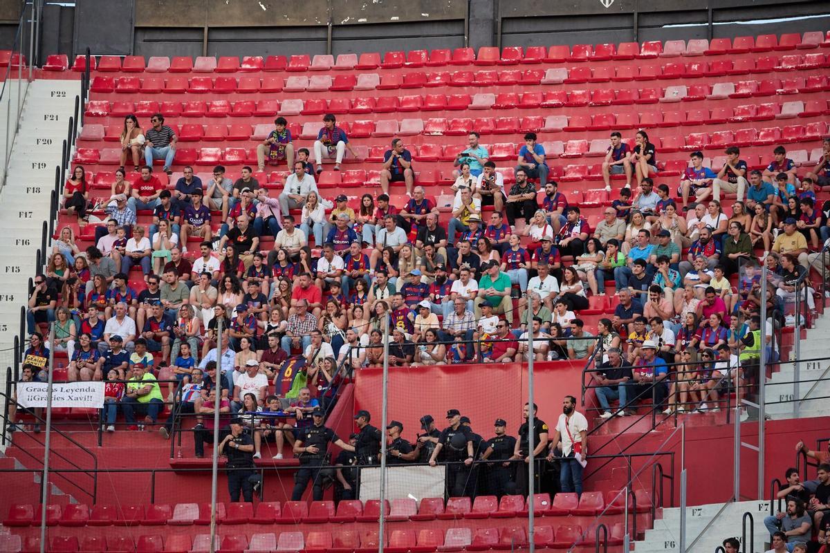 Sevilla FC - FC Barcelona, el partido de la jornada 38 de LaLiga EA Sports, en imágenes.