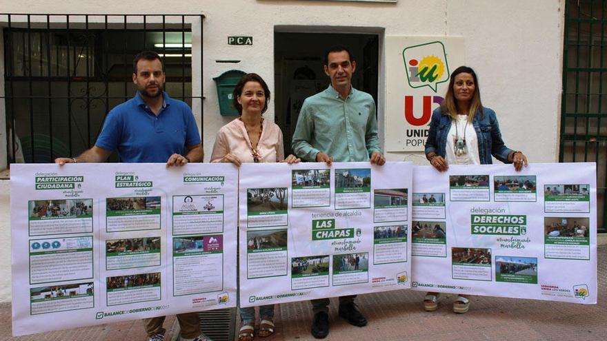 Miembros de IU Marbella.