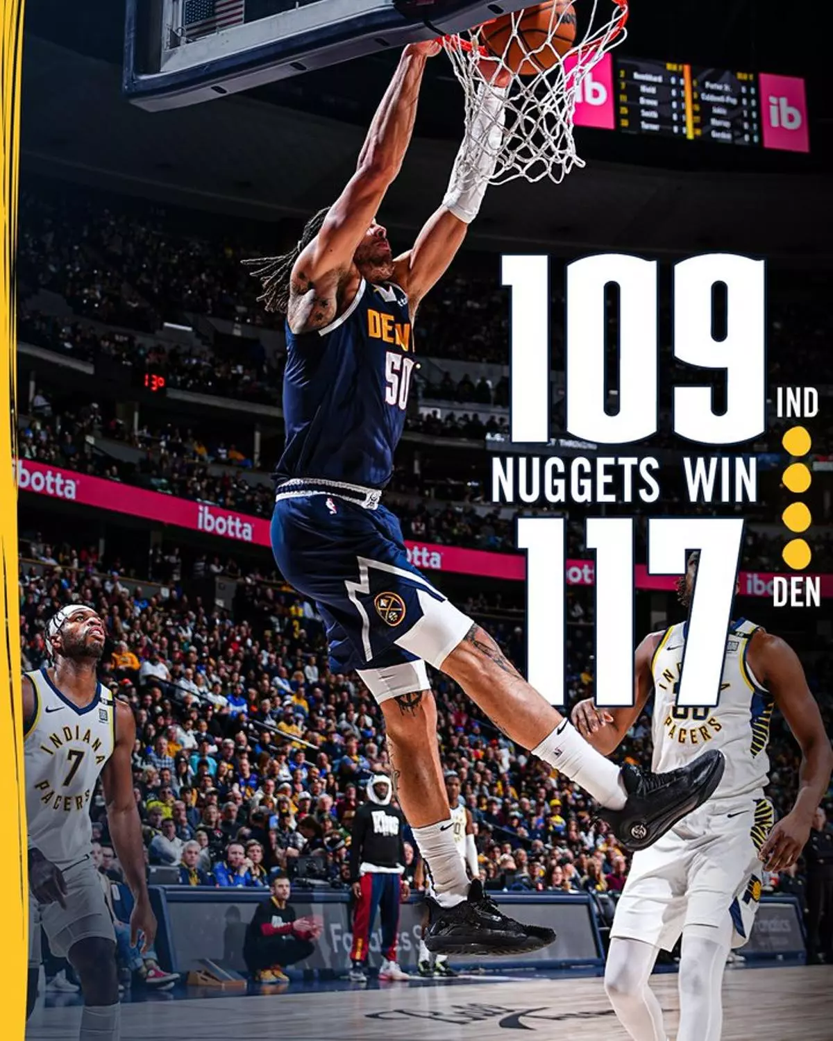 Los Nuggets se imponen a los Pacers con un inspirado Jokic