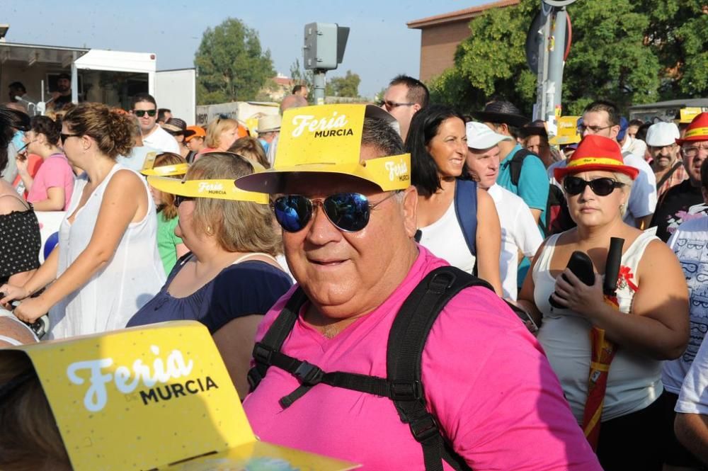 Romería de la Virgen de la Fuensanta: Paso por San