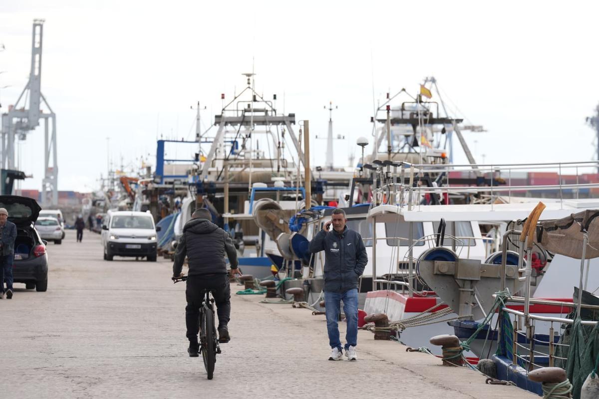 La actividad pesquera este lunes es nula por la huelga del sector.