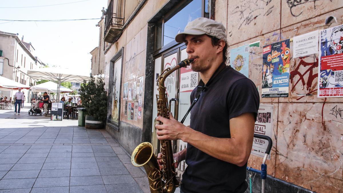 El saxofonista Fernando Barrios.