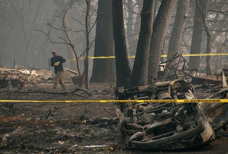 El devastador incendio de California, en imágenes