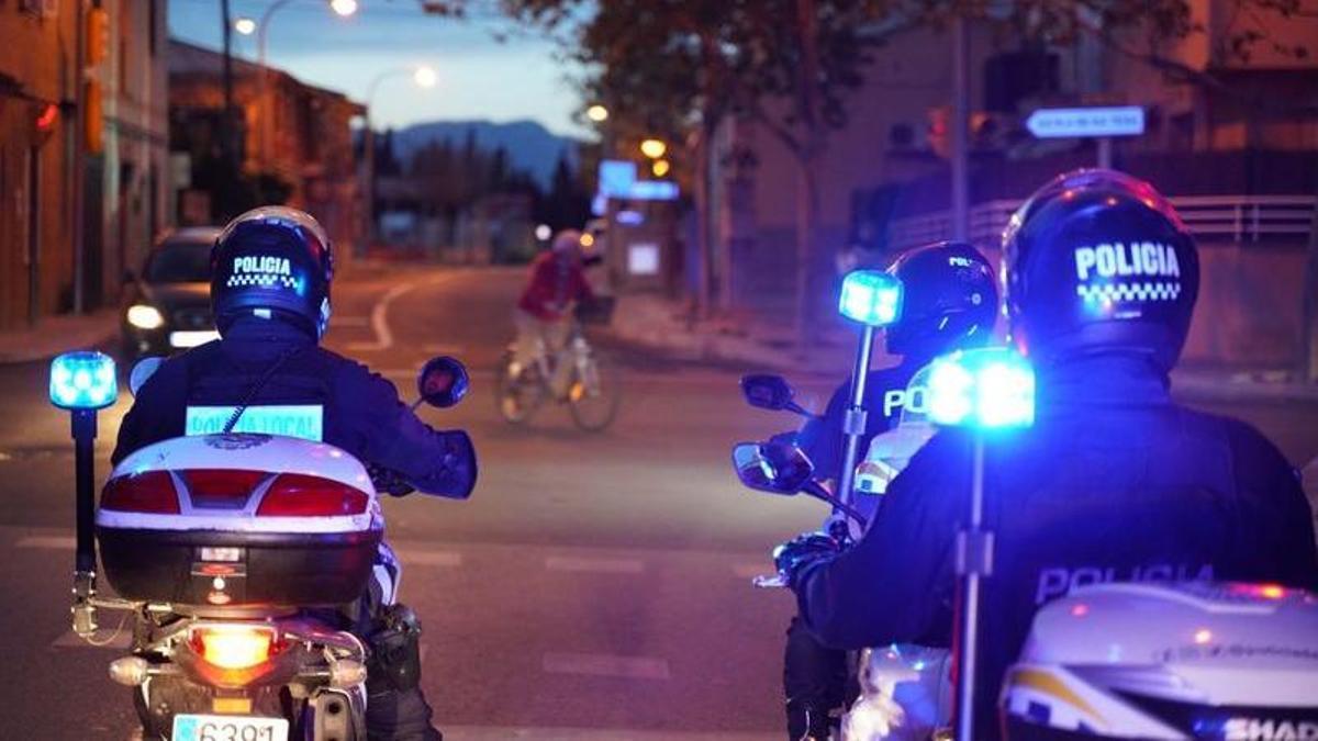 Agentes de la Policía Local de Palma.